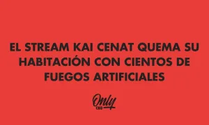 kai cenat quema su habitación