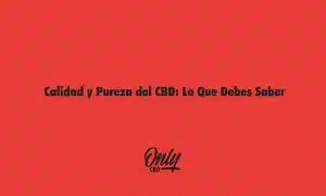 Calidad y Pureza del CBD