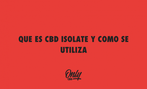 QUE ES CBD ISOLATE Y COMO SE UTILIZA